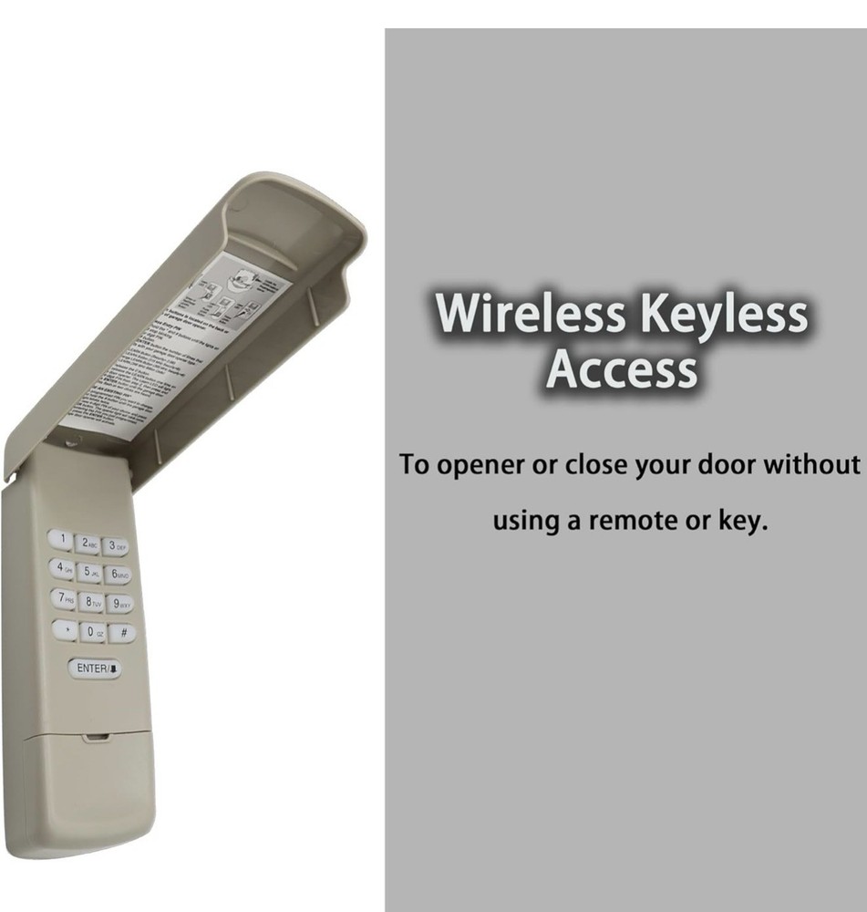 Universal Garage Door Wireless Keypad