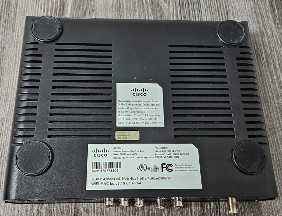 Pre-Owned AT&T Cable Boxes & Remotes