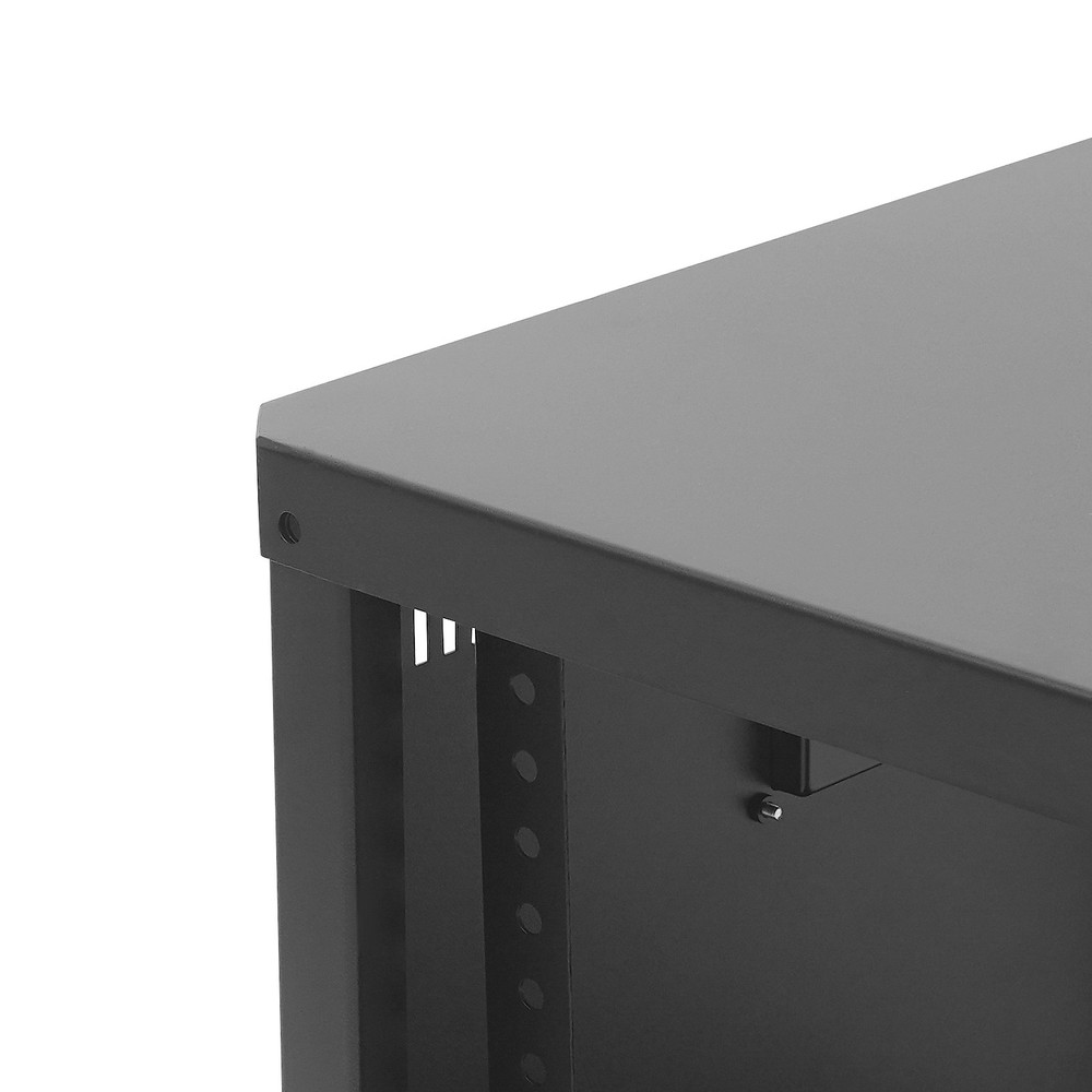 9U Rolling Server Rack - Locking Network Cabinet with Cable Management
