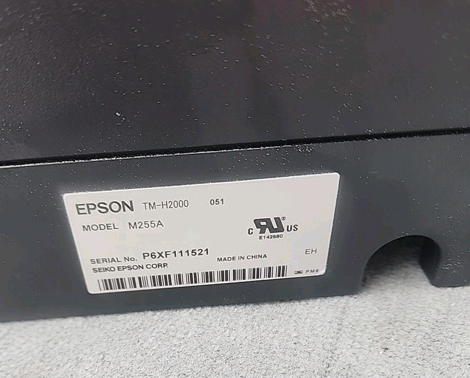 EPSON TM-H2000 MONOCHROME DUAL FUNCTION THERMAL RECEIPT PRINTER M255A