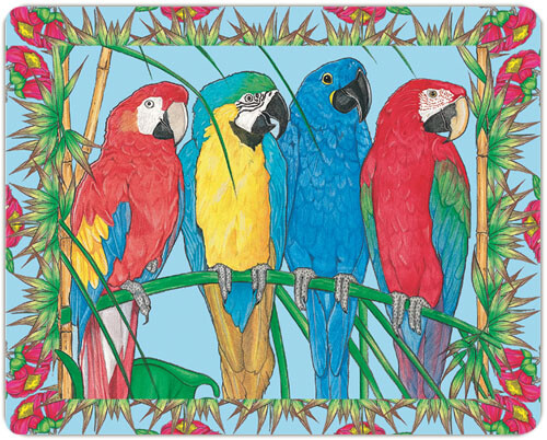 Macaw Small Cutting Board