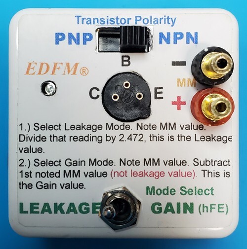 Transistor Tester Leakage and Gain (hFE)