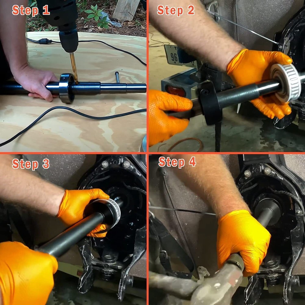 Gimbal Bearing Puller +Alignment & Hinge Pin Tool Kit for Mercruiser Alpha Bravo