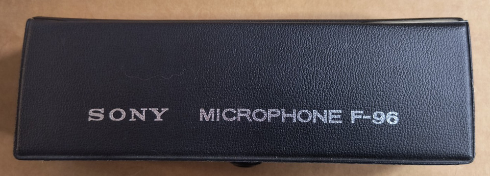 Sony F-96 Dynamic Microphone Pro Audio Microphone with Case