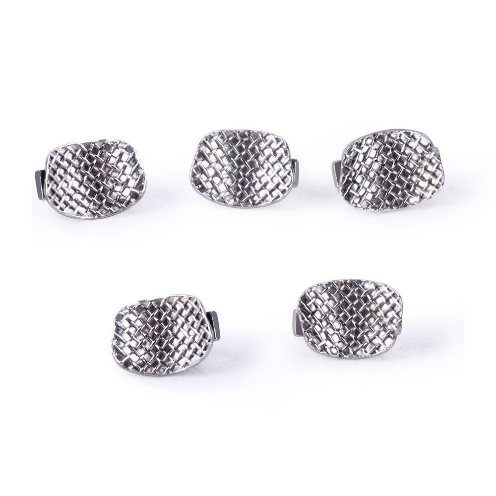 AZDENT Dental Orthodontic Lingual Buttons Bondable Round /Rectangular Base