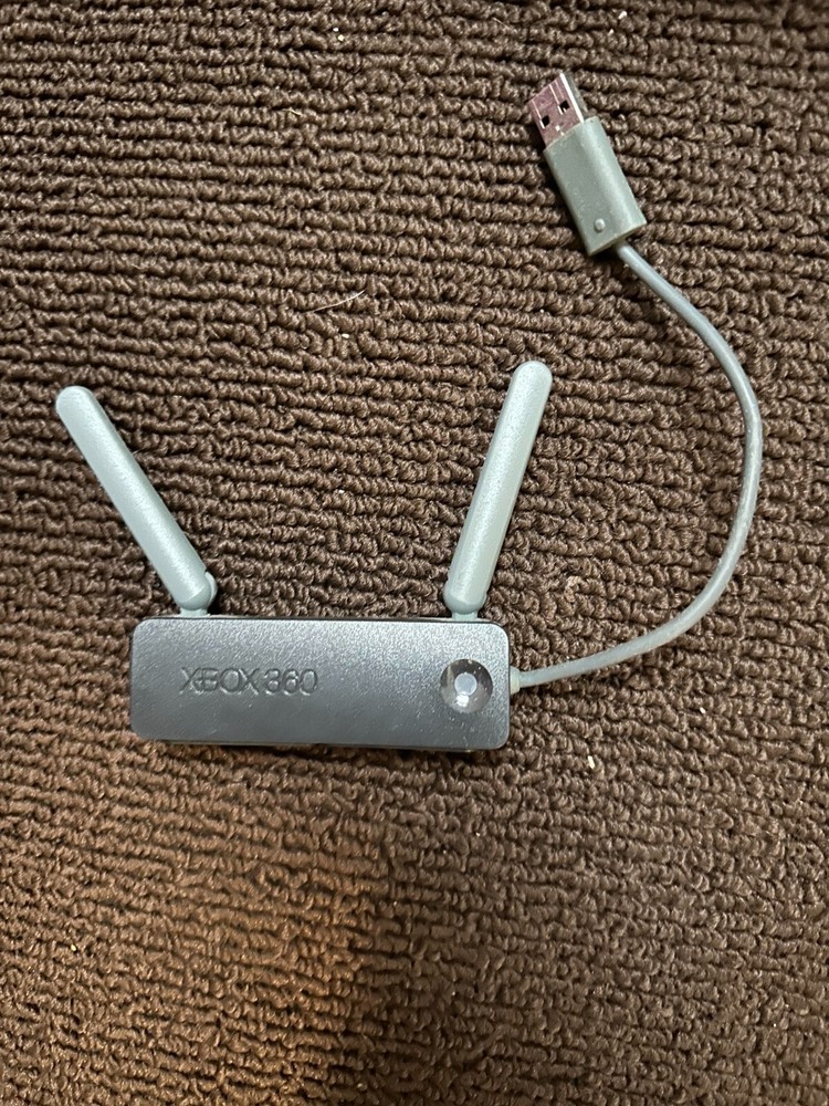 xbox 360 wireless network adapter black used tested
