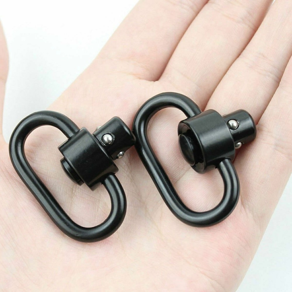 2Pack QD Sling Swivels Adapter MLOK Quick Release Push Button QD Sling Mount