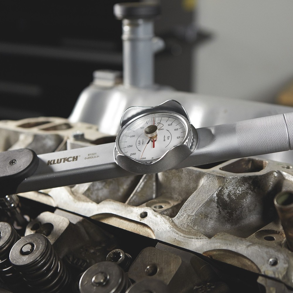 Klutch Dial Torque Wrench, 3/8in.-Drive