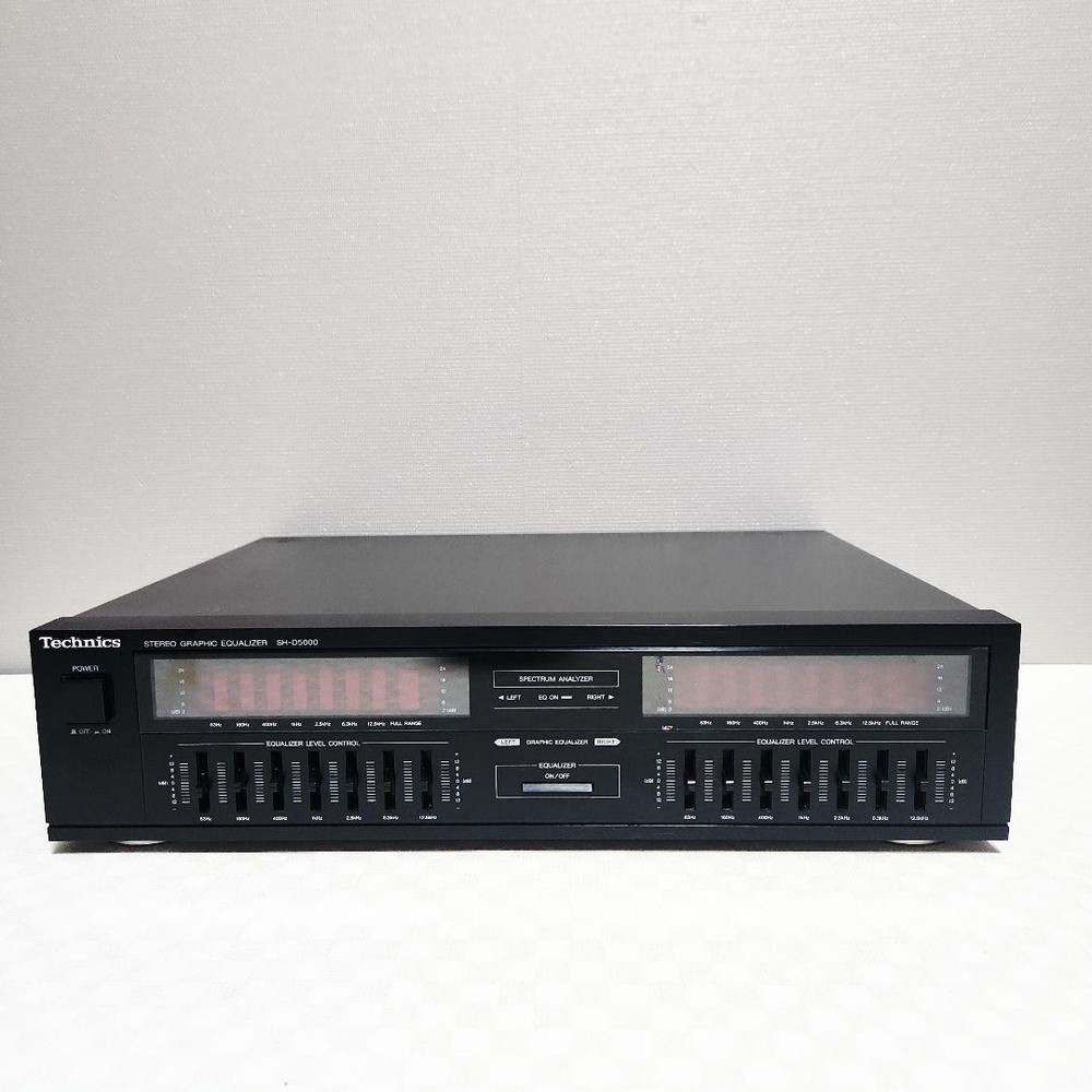 Technics SH-D5000 Graphic Equalizer Spectrum Analyzer Stereo Hi-Fi Audio Japan