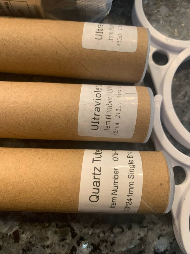 Ultraviolet Light Water Purifier for Reverse Osmosis 0.5 GPM Extra Bulb