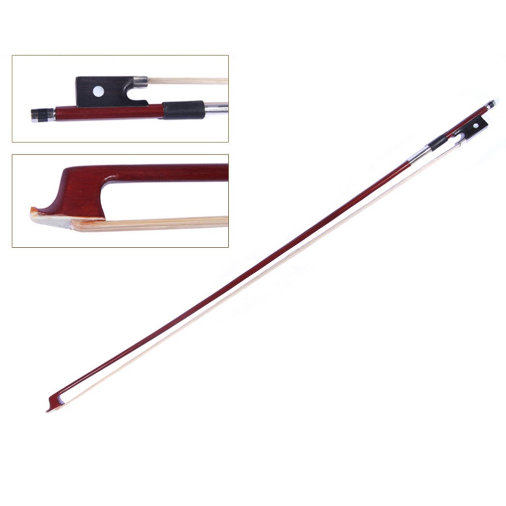 3 PCS Violin Bow Pernambuco Bows (main and Spare) Ebony Octagonal