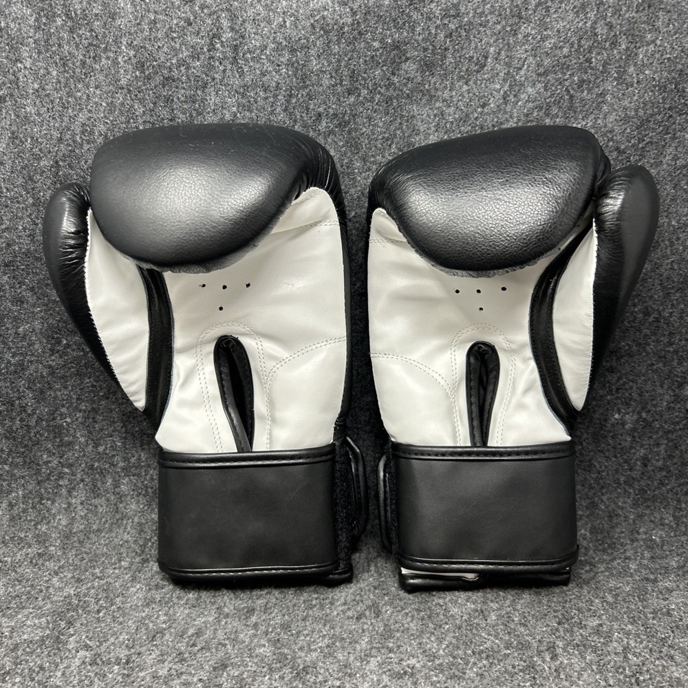 Revgear Boxing Gloves 12oz Pro Training Durable Black White