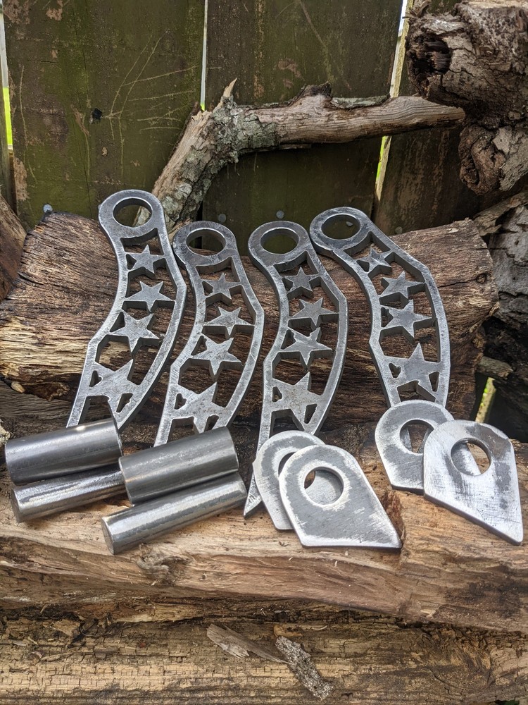 Bbq pit hinge unassembled