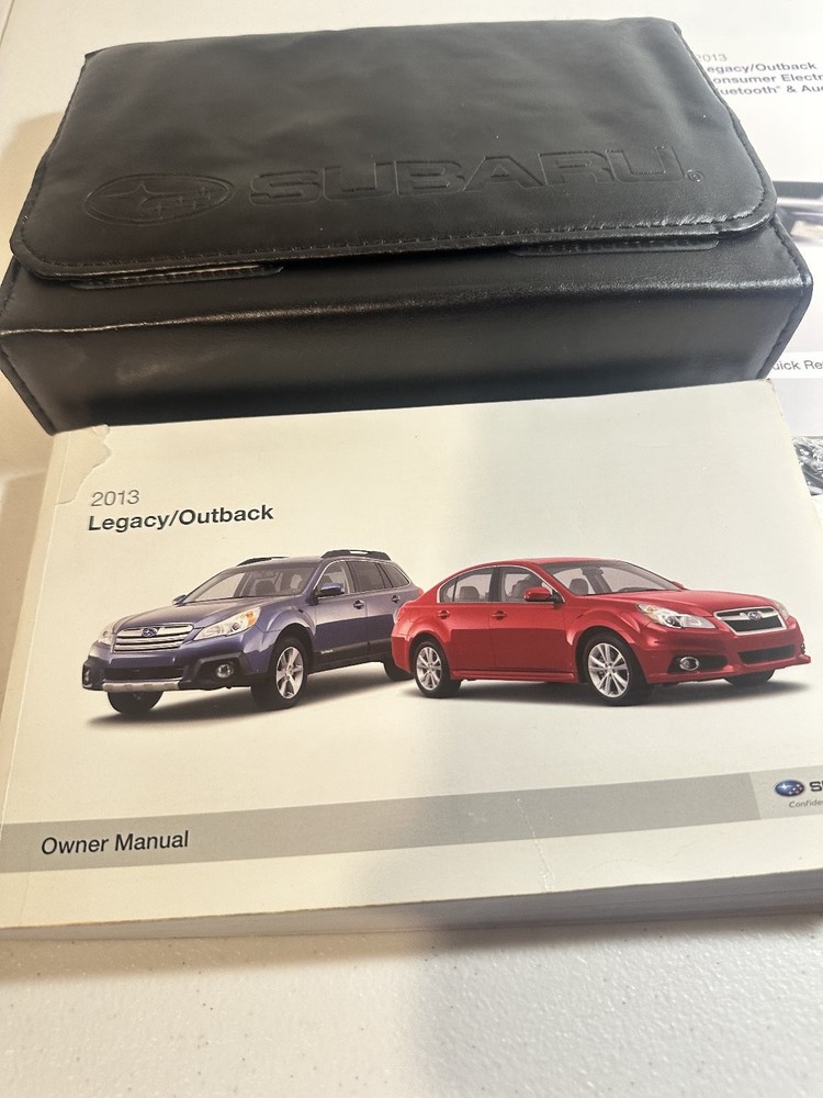 2013 Legacy/Outback Owner Manual Subaru