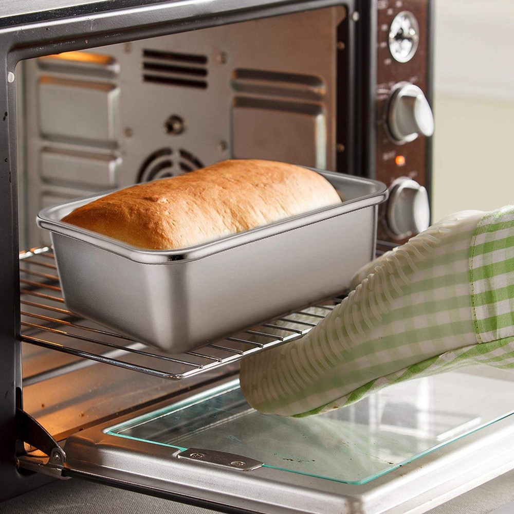 Rectangular Cake Pan Brownie Stainless Steel Lasagna Casserole Baking
