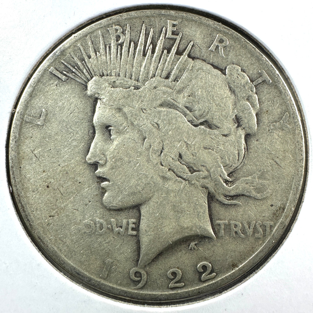 1922 $1 Silver Peace Dollar (89482)