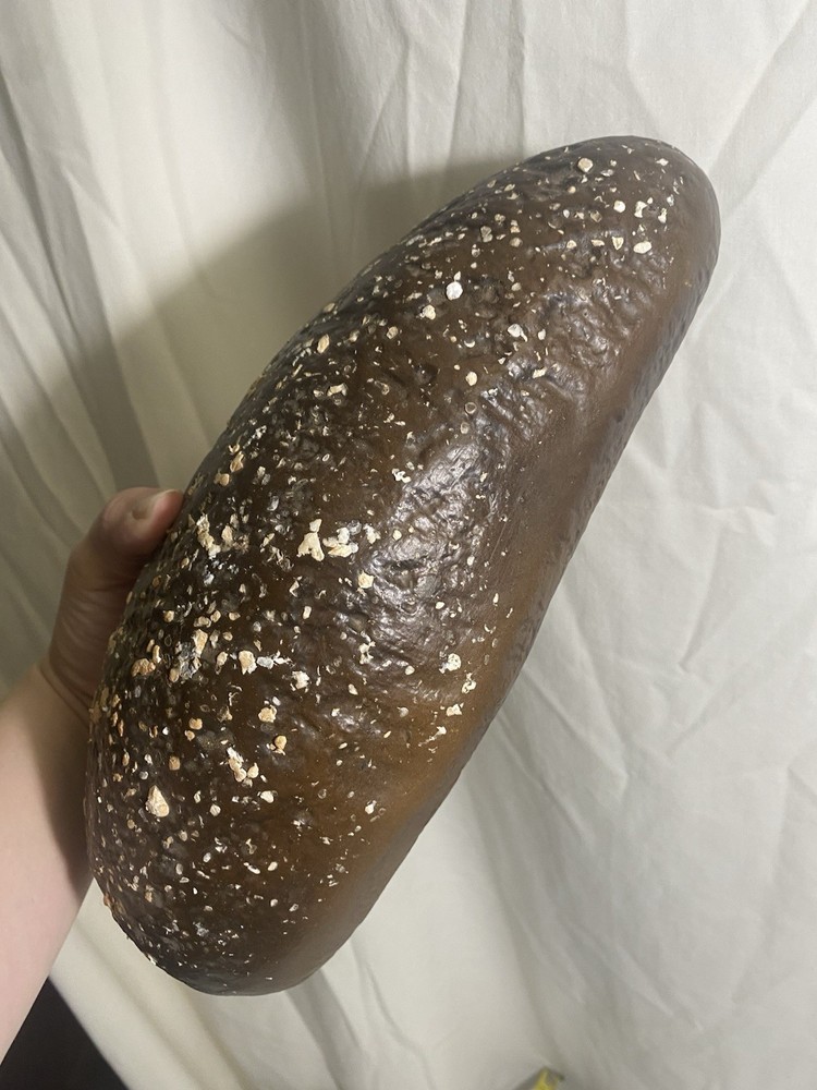 Large Fake Bread Loaf Prop 13” Realistic Rustic