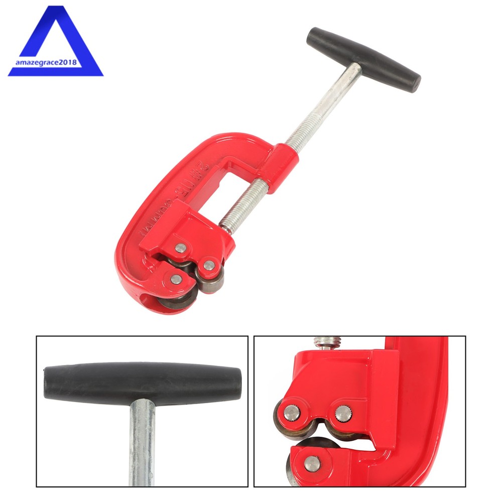Ratchet Pipe Threader Handheld Pipe Threading Tool w/5 Dies Set + Pipe Cutter