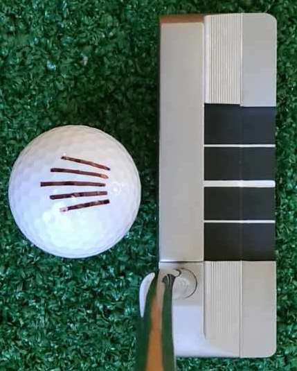 Aim Point Golf Ball Stencil