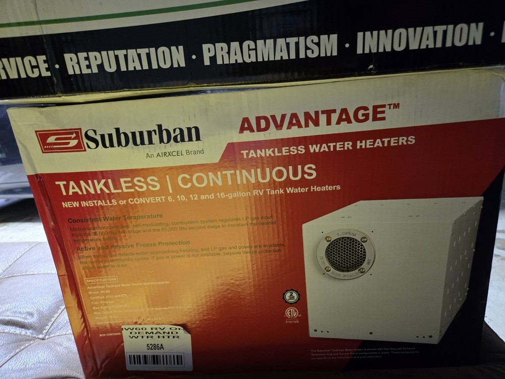 Suburban RV 5581A IW60 Tankless On-Demand Water Heater