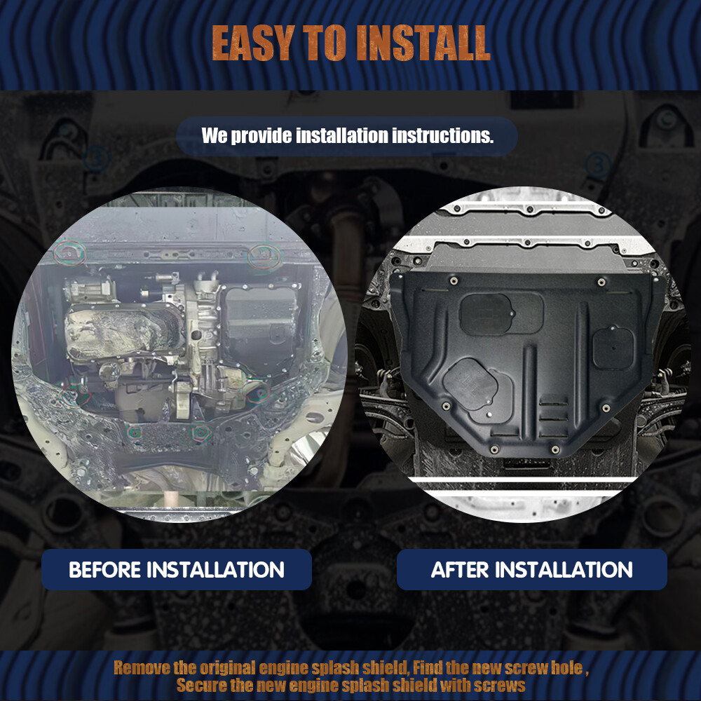 For Mazda3 2015-2017 Front Engine Splash Shield Engine Cover Case Guard