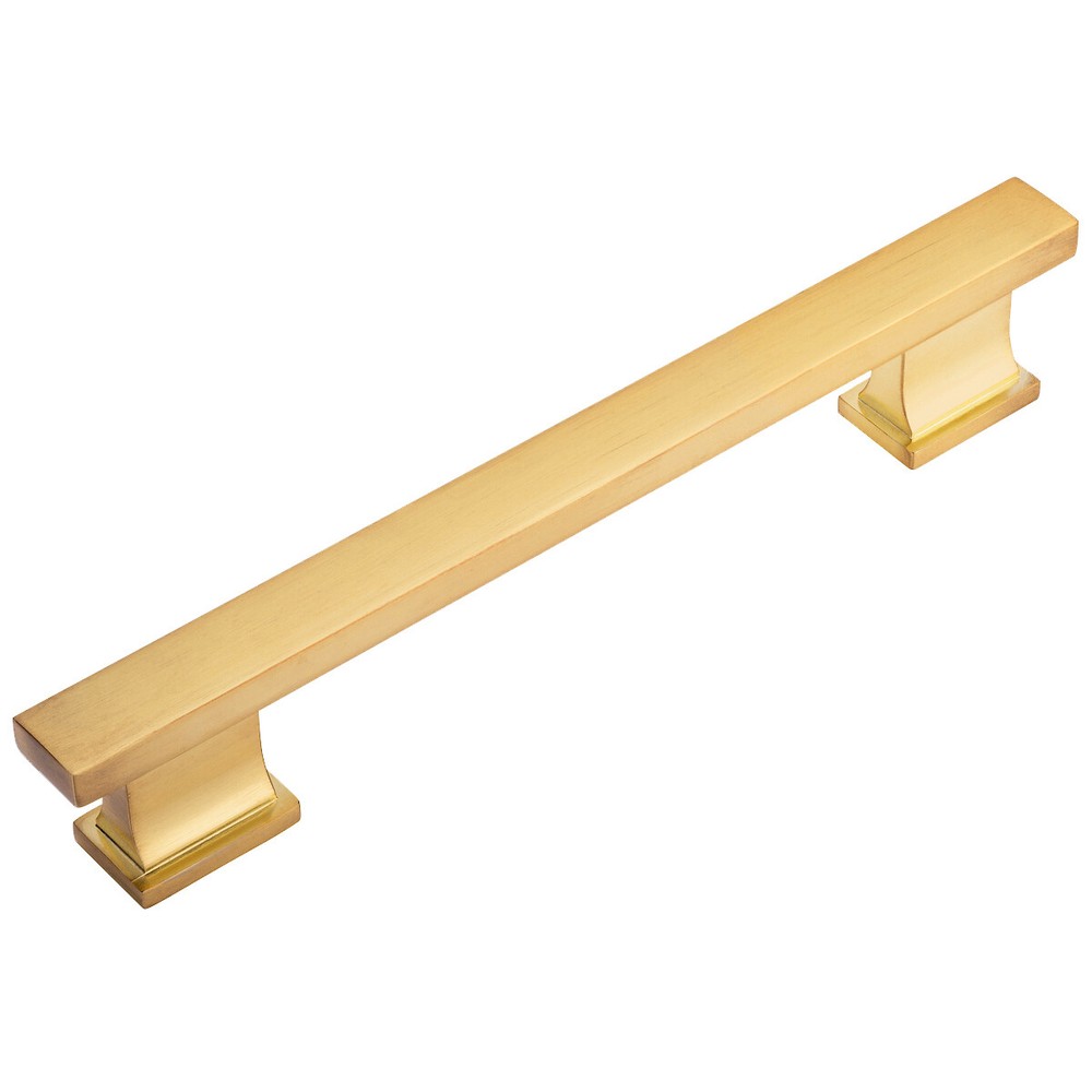 Cosmas Cabinet Hardware Brushed Brass Contemporary Pull #702-160BB