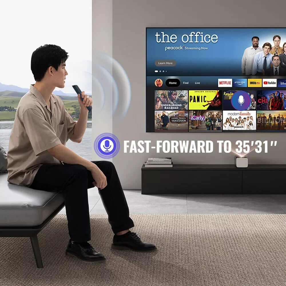 Original Philips S4X-RF439A Android TV Remote Netflix-Youtube-Paramount+-Tubi !!