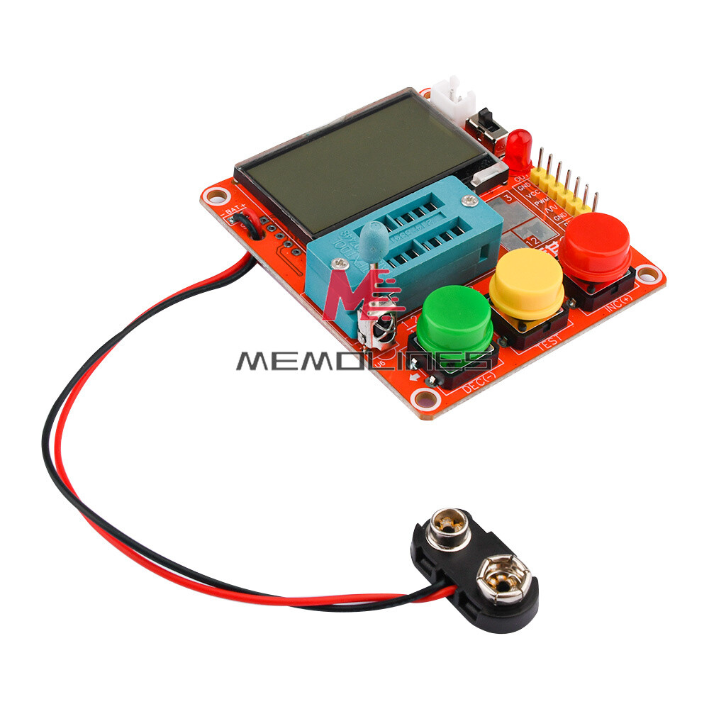 LCR-T4-MINI-Z Transistor Tester 1.7" 12864 LCD Capacitance Servo Frequency Test