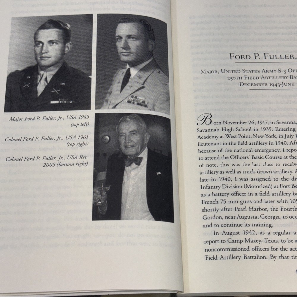 The 250th Field Artillery Men Remember World War II Signed Ruby Gwin