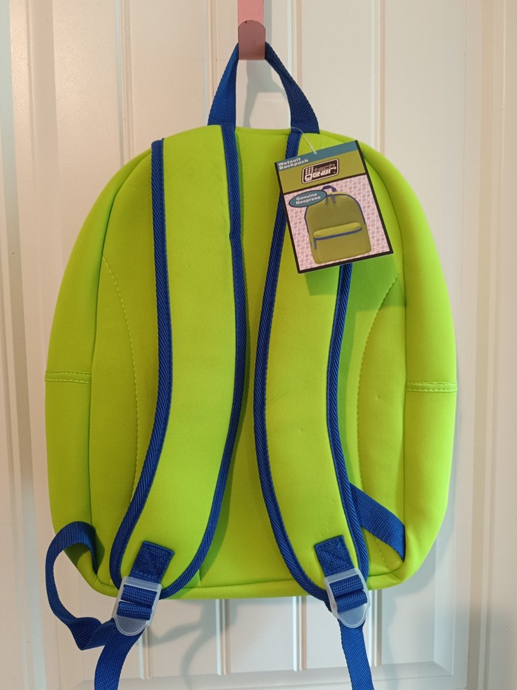 Tech Gear WetSuit Neoprene Backpack Neon Green