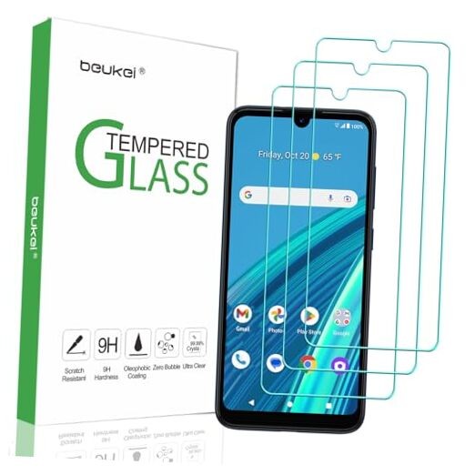 (3 Pack) Compatible for Cricket Debut S2 / AT&T Calypso 4 Screen Protector