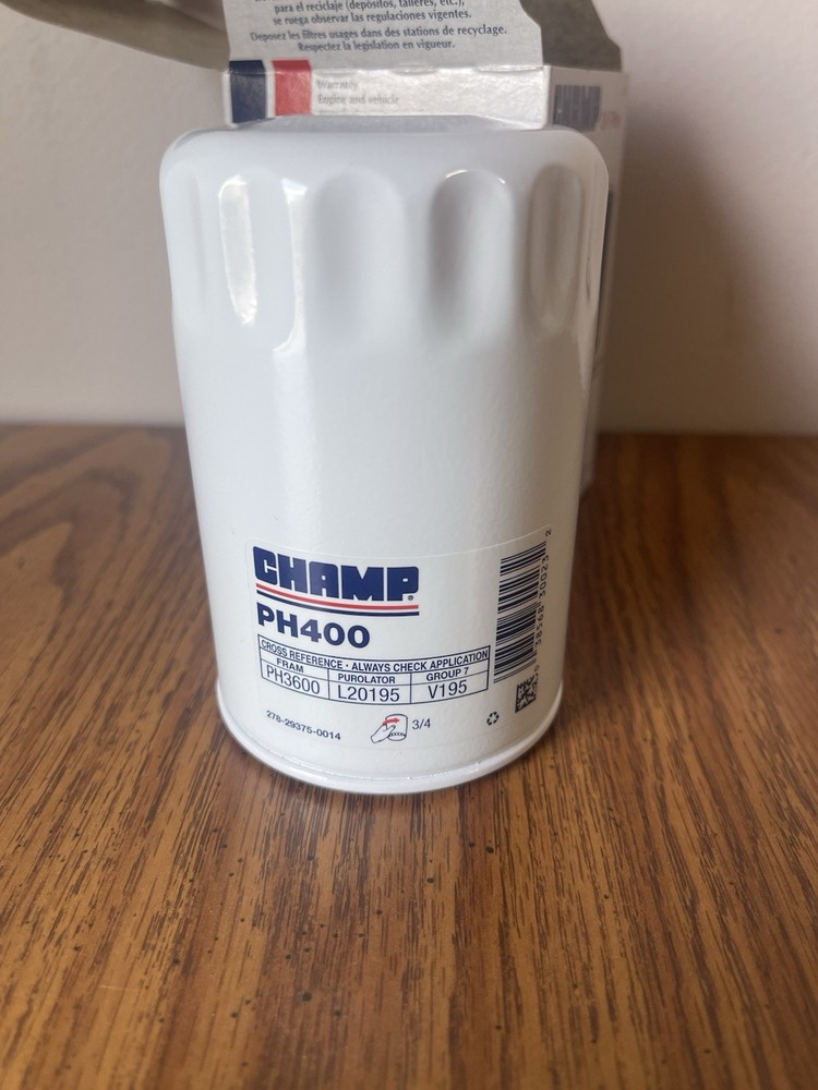 Oil Filter Champ/Champion Labs PH400