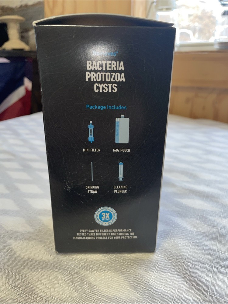 2 Sawyer Products Mini Water Filtration Systems