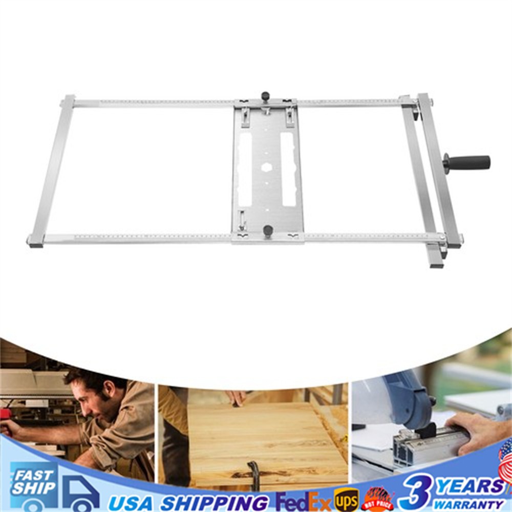 Circular Saw Guide System Accurate Rip-Cut Track Rail Edge Cutting Woodworking!