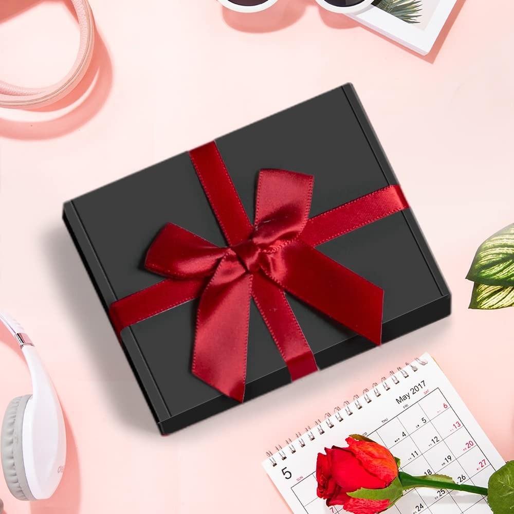 30 Pack 8x6x3 inches Black Shipping Boxes, Corrugated Mailer Boxes, Packaging...