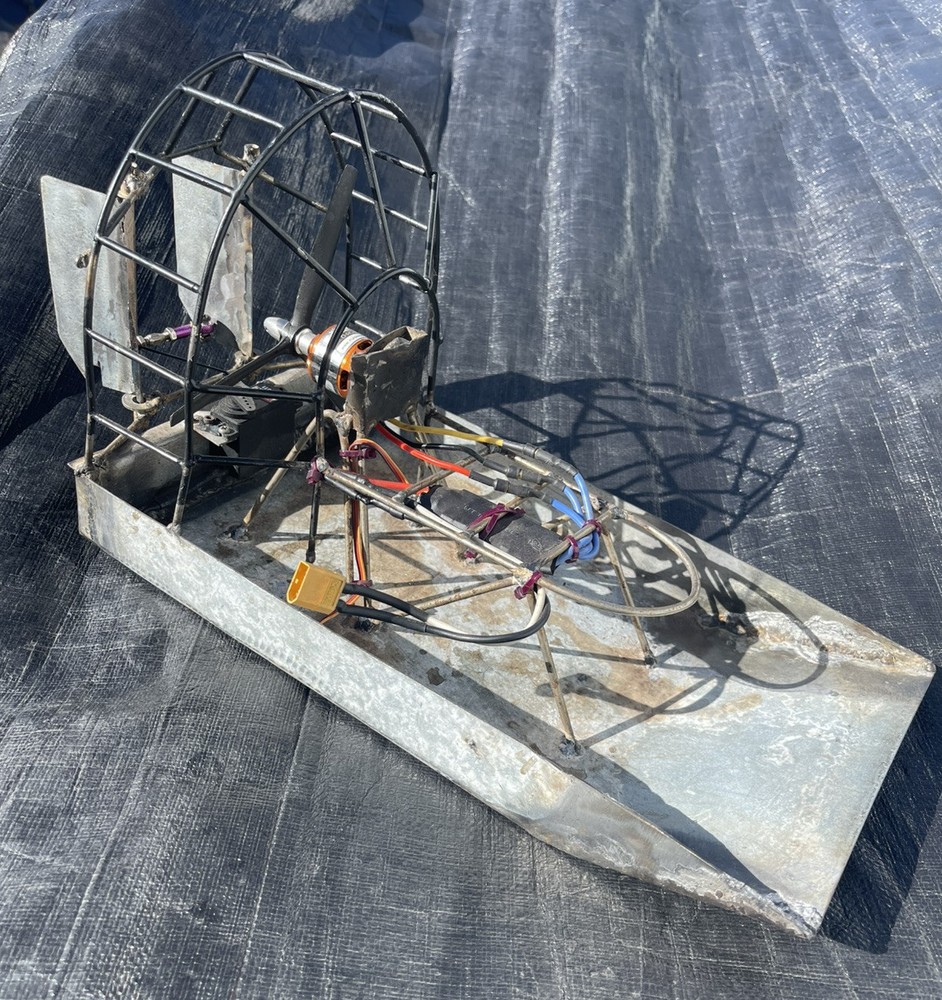 Custom Built Rc Air Boat *Project* Metal Built