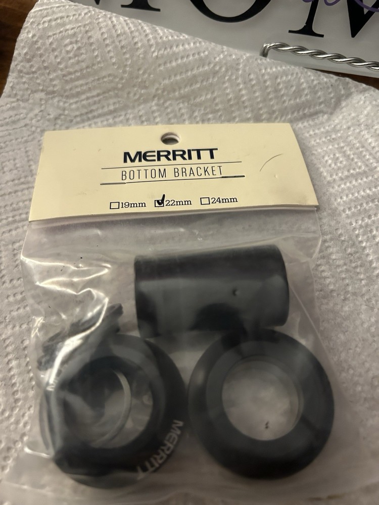 Merritt Mid Bmx Bottom Bracket 22mm Black