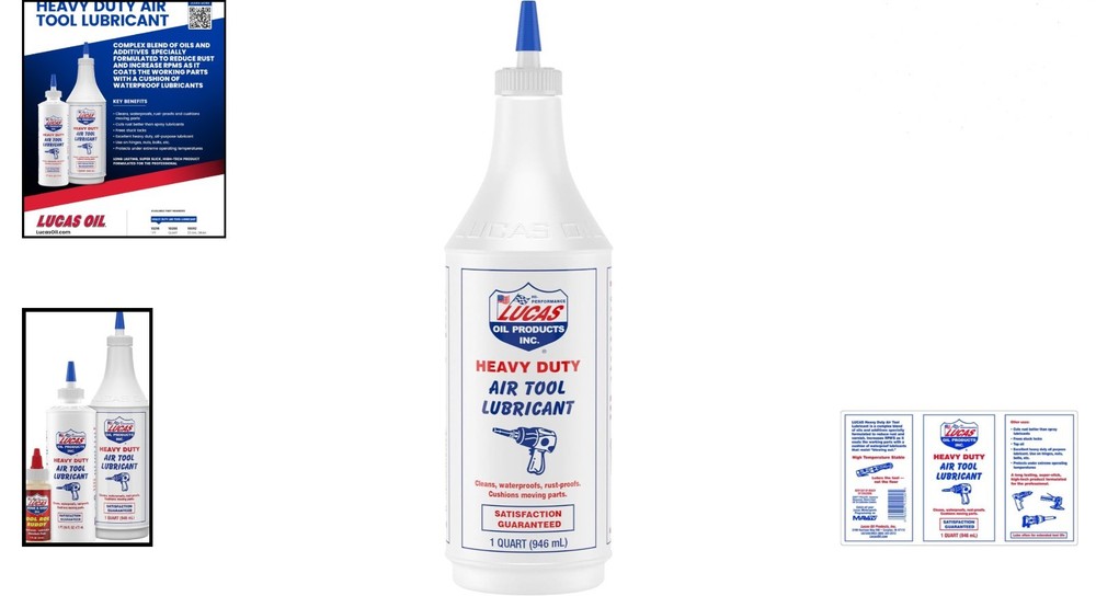 Mineral-Based 1 Quart Air Tool Lube - High Performance for Industrial Gearboxes