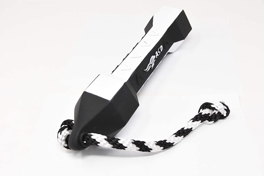 Avery 2" Perfect Hold HexaBumper-Flasher Dog Training Dummy Black & White