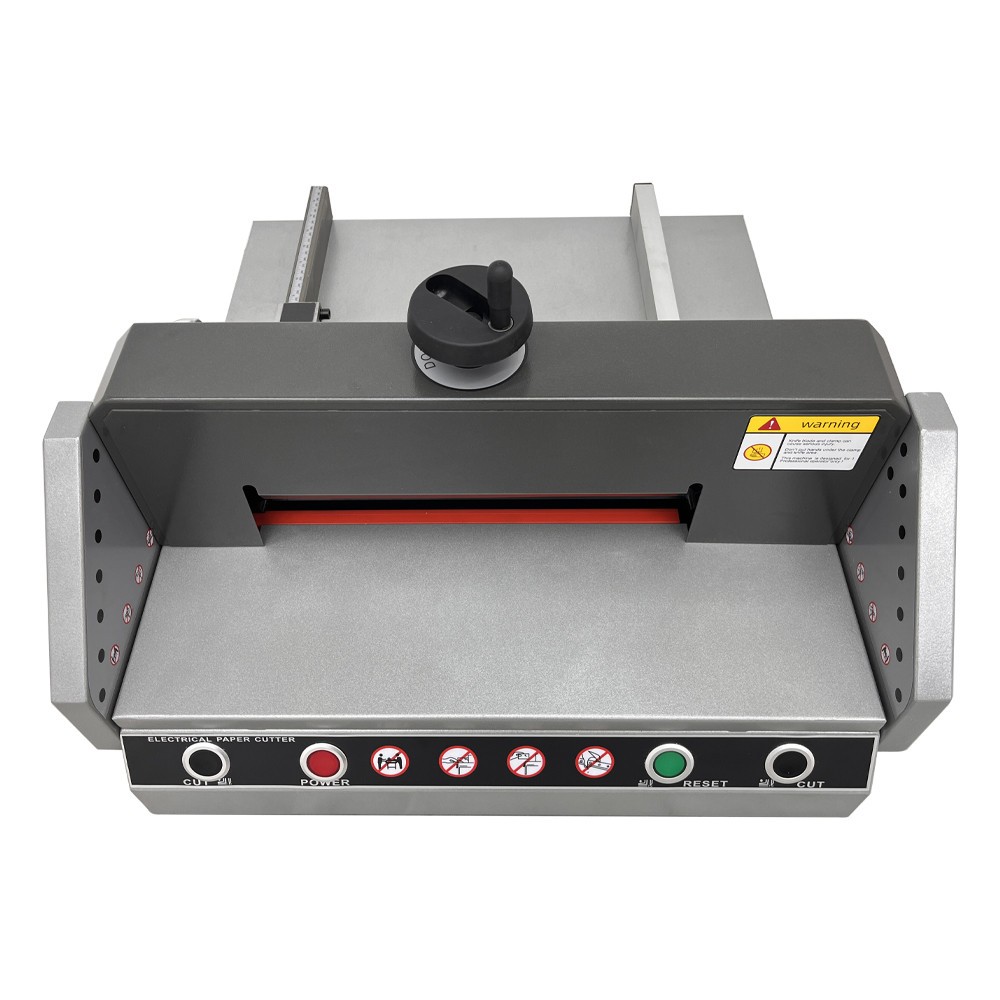 A4 Desktop Electric Paper Cutter Two Hands Cutting Operation Multiprotection