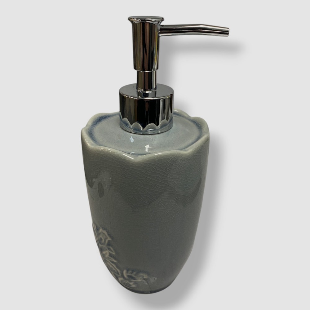 Decor Studio Gray Hannah-Denim 2-Piece Bath Accessory Set