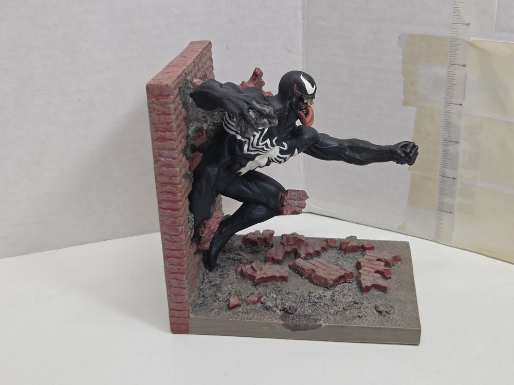 Spiderman Spider-Man Sandman Venom Book Ends Bust Statue