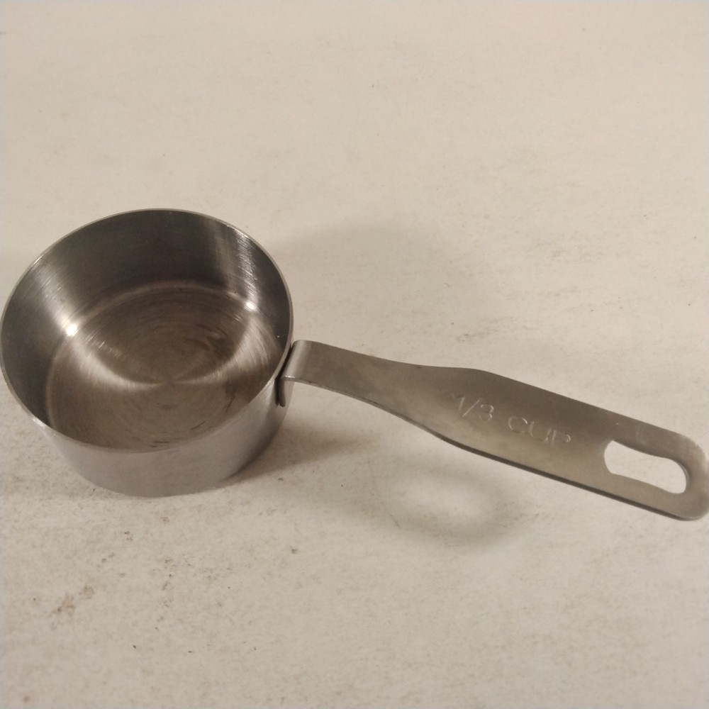 Stainless Steel 1/3 Cup Measuring Cup
