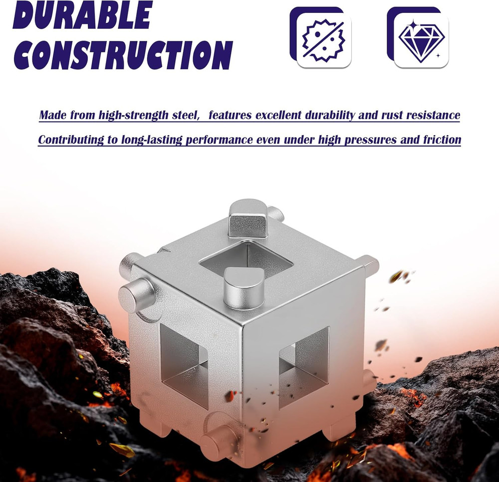 3/8 Inch Disc Cube Brake Caliper Compression Tool,Caliper Piston Compressor Tool