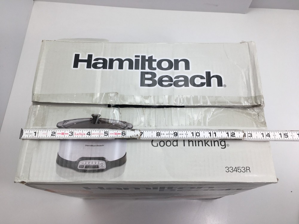 NEW Hamilton Beach 33453R 5 Quart Slow Cooker Digital Programmable 33453