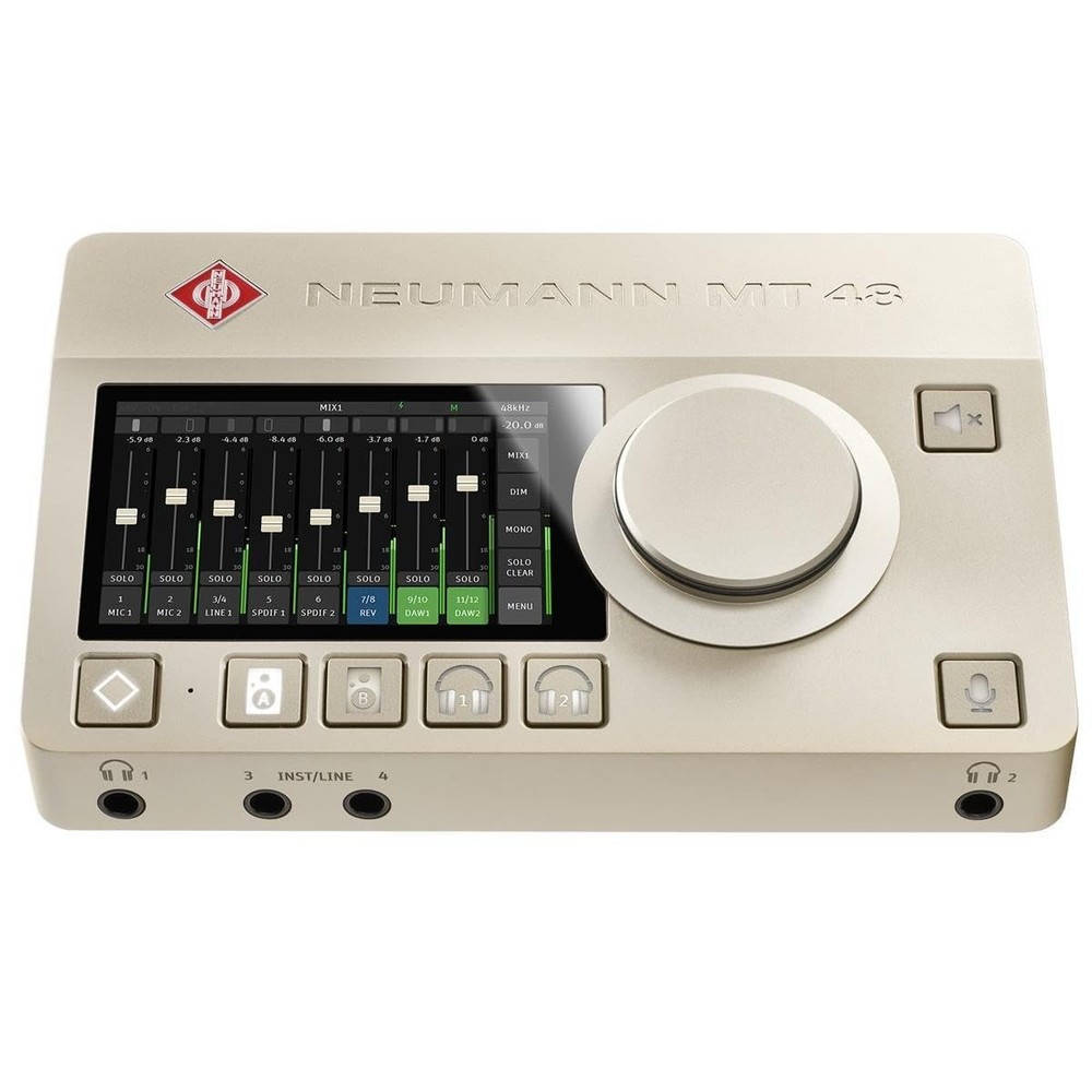 Neumann MT 48 US - Premium USB-C Audio Interface with Touchscreen Control,...