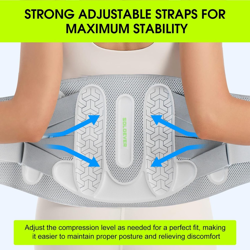Back Brace for Lower Back Pain Relief with Bionic Support System[Stronger Sup...