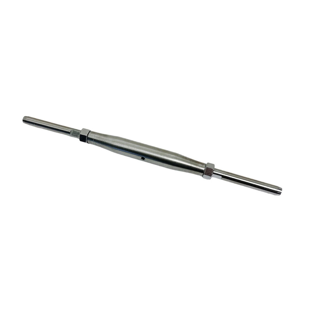 5/16" Thread Swage Stud & Stud Pipe Turnbuckle 1/4" Cable Stainless Steel