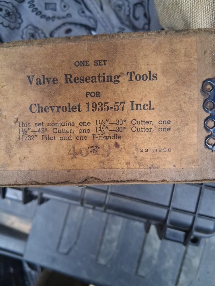 Valve Reseating Tools 1935-57 Chevrolet