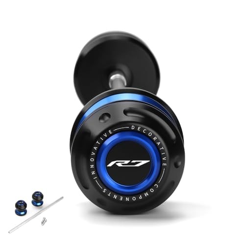 Motorcycle Rear Wheel Axle Fork Slider Crash Protector Compatible With blue
